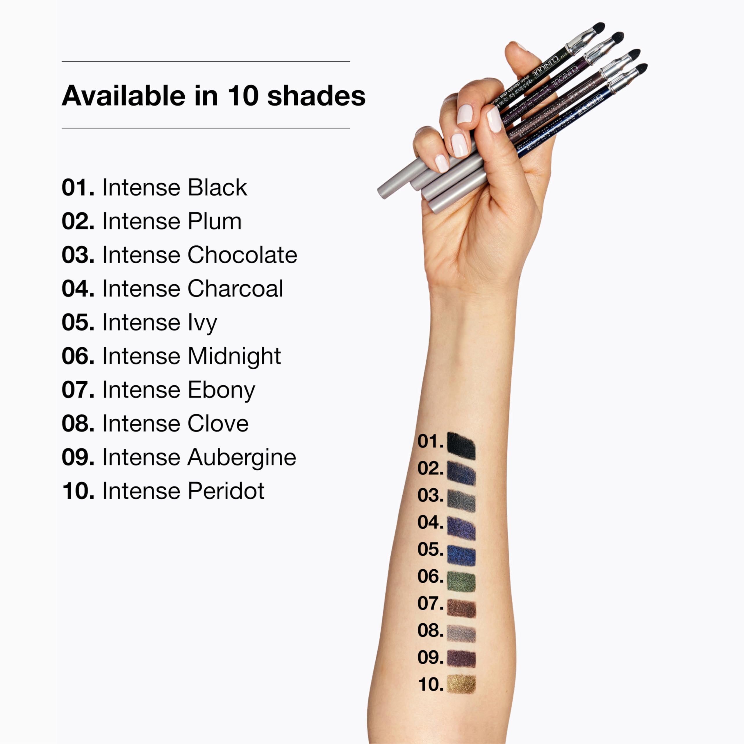 Clinique Quickliner For Eyes Intense | Water Resistant, Smudge Resistant + Safe For Sensitive Eyes - Damaged Box