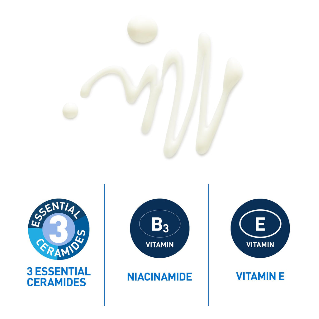 CeraVe Invisible Dry Touch Fluid Face Sunscreen, SPF 50+, Broad Spectrum UVB UVA Protection Sun Cream With 3 Essential Ceramides, Niacinamide, Normal to Oily Skin, Oil Control, Matte Finish, 50ml - Damaged Box
