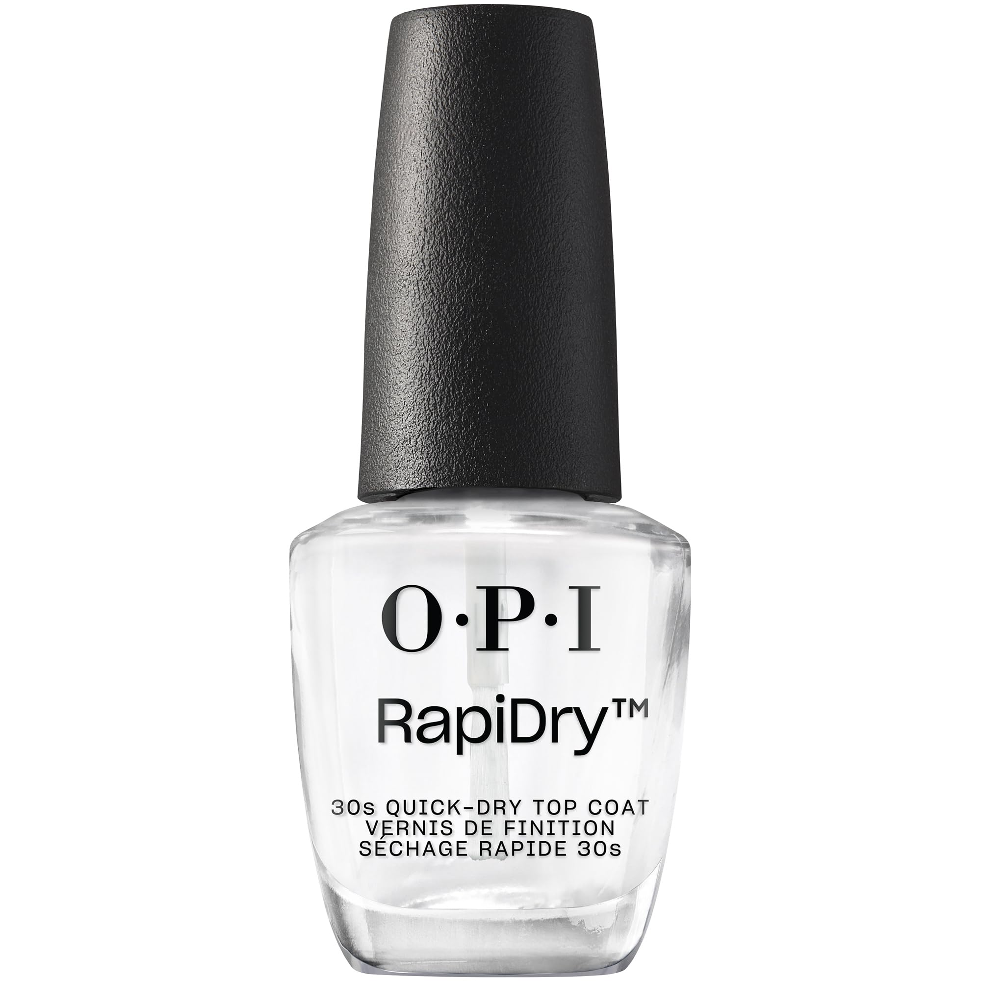 OPI RapiDry Nail Polish Top Coat - Quick Drying Top Coat - Quick Dry, High Shine & Glossy, Protects Nails - Nail Strengthener & Care (15ml)