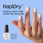 OPI RapiDry Nail Polish Top Coat - Quick Drying Top Coat - Quick Dry, High Shine & Glossy, Protects Nails - Nail Strengthener & Care (15ml)