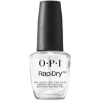 OPI RapiDry Nail Polish Top Coat - Quick Drying Top Coat - Quick Dry, High Shine & Glossy, Protects Nails - Nail Strengthener & Care (15ml)