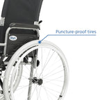 Days Whirl Self-Propelled Wheelchair - 41cm (16") Seat - Durable Mobility Aid - Manual Wheel Chair - Damaged Box