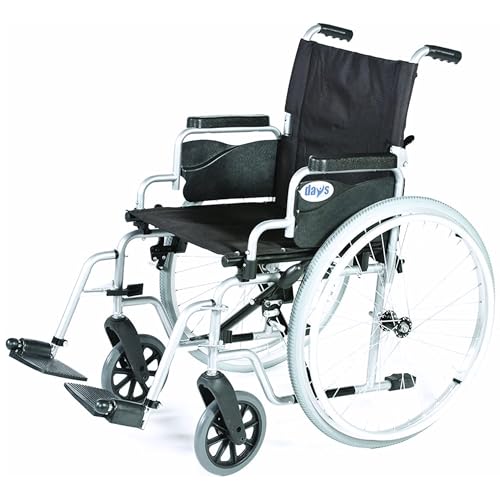 Days Whirl Self-Propelled Wheelchair - 41cm (16") Seat - Durable Mobility Aid - Manual Wheel Chair - Damaged Box