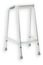 Lightweight Aluminium Walking Frame - Height Adjustable, Ergonomic Grips, Non-Slip Ferrules, Small S63207.S - Very Good