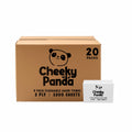 The Cheeky Panda Bamboo V Fold Paper Towels - 3200 Sheets, 20 Packs, 2 Ply Hand Towels for Dispensers - Like New