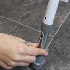 NRS Healthcare Shower Stool with Handles - Adjustable Height, Non-Slip, White - Bathroom Aid for Elderly & Disabled - Very Good