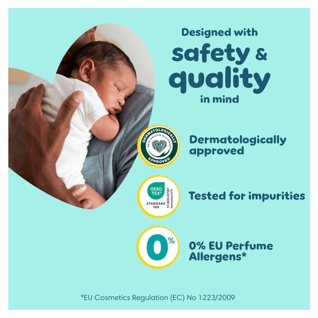 Pampers Premium Protection New Baby Nappies Size 1 (2-5kg) - Monthly Pack, 180 Count - Damaged Box