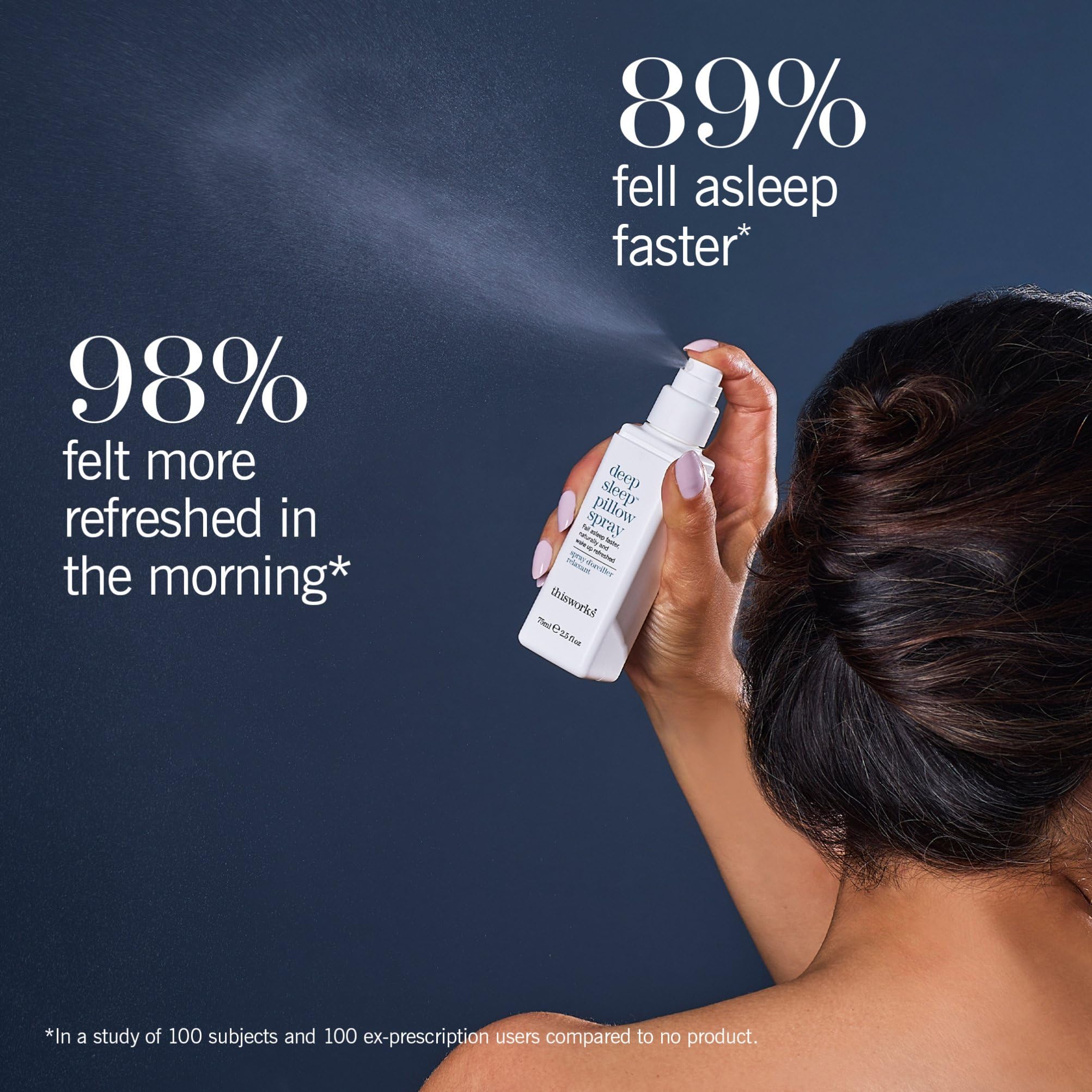 This Works Deep Sleep Pillow Spray, 75 ml, Infused with Lavender, Camomile and Vetivert - Science-Backed Natural Pillow Mist to Aid Sleep