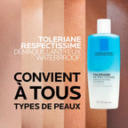 La Roche-Posay Respectissime Waterproof Gentle Eye Makeup Remover For Sensitive Skin 125ml - Damaged Box - BBE 01/2029
