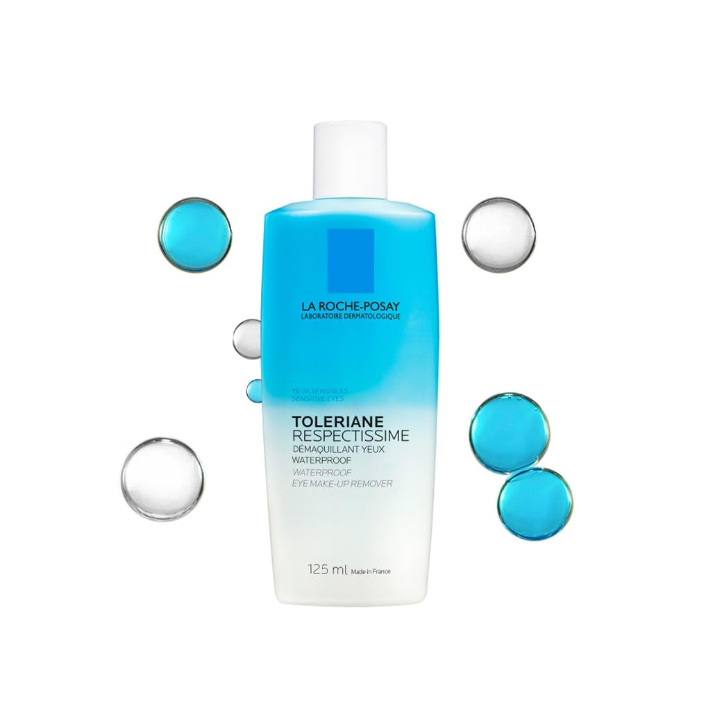 La Roche-Posay Respectissime Waterproof Gentle Eye Makeup Remover For Sensitive Skin 125ml - Damaged Box - BBE 01/2029