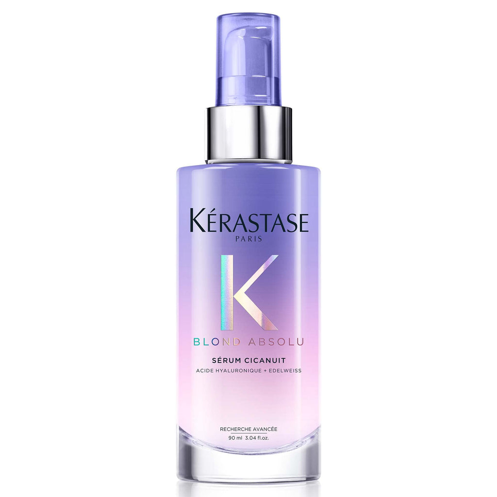 Kérastase Blond Absolu Sérum Cicanuit Overnight Hair Serum - 90ml Leave-In Treatment for Lightened, Highlighted Hair - Damaged Box