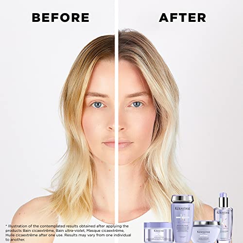 Kérastase Blond Absolu Sérum Cicanuit Overnight Hair Serum - 90ml Leave-In Treatment for Lightened, Highlighted Hair - Damaged Box