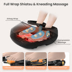 COMFIER Shiatsu Foot Massager with Heat, Kneading, Compression, Vibration - Electric Feet Massager for Plantar Fasciitis, Neuropathy - Damaged Box