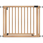 Safetots Wooden Elegance Baby Safety Gate - Natural Wood, Pressure Fit, 95-103cm Wide - Damaged Box