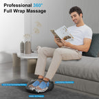 COMFIER Foot Massager Machine with Heat - Shiatsu Deep Kneading & Compression - Plantar Fasciitis Pain Relief - Electric Foot Massager - Very Good