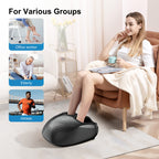 COMFIER Foot Massager Machine with Heat - Shiatsu Deep Kneading & Compression - Plantar Fasciitis Pain Relief - Electric Foot Massager - Very Good