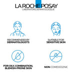 La Roche Posay Effaclar 3-Step Anti-Blemish System Kit, Complete Skincare Routine, Cleanser 200ml, Toner 200ml, & Moisturiser 40ml, Suitable For All Skin Types Including Oily & Blemish-Prone Skin - Damaged Box