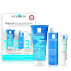 La Roche Posay Effaclar 3-Step Anti-Blemish System Kit, Complete Skincare Routine, Cleanser 200ml, Toner 200ml, & Moisturiser 40ml, Suitable For All Skin Types Including Oily & Blemish-Prone Skin - Damaged Box