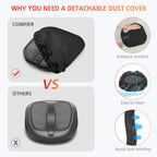 COMFIER Shiatsu Foot Massager Machine with Heat - Heated Foot Warmer for Pain Relief, Plantar Fasciitis - Black - Very Good