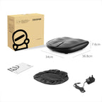 COMFIER Shiatsu Foot Massager Machine with Heat - Heated Foot Warmer for Pain Relief, Plantar Fasciitis - Black - Very Good