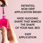 Nails Inc Glowing Out, Glowing My Way, Pink, Shimmer, Glossy, No Chip, Long Lasting, Quick Dry, Air Dry, Professional Manicures & Pedicures, Fingernails & Toenails, Vegan Nail Polish, 14 ML
