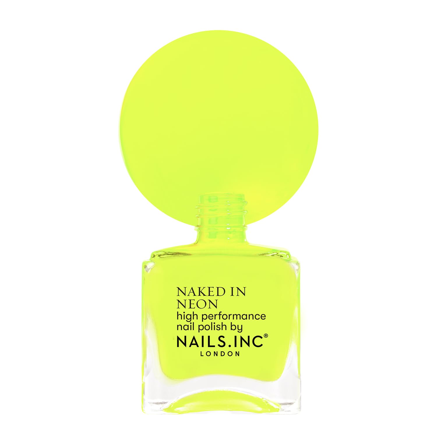 Nails Inc Be Your Inc.redible Self, Knightsrider's Street, Yellow, Neon, No Chip, Long Lasting, Quick Dry, Air Dry, Professional Manicures & Pedicures, Fingernails & Toenails, Vegan Nail Polish, 14 ML
