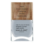Nails.INC 73% Plant Power Nail Polish, Long Lasting Nail Color Lasts Up to 10 Days, Quick Drying, Cruelty Free, Vegan, 21 Free Formula, Fresh Air Don't Care, (14ml)