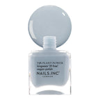 Nails.INC 73% Plant Power Nail Polish, Long Lasting Nail Color Lasts Up to 10 Days, Quick Drying, Cruelty Free, Vegan, 21 Free Formula, Fresh Air Don't Care, (14ml)