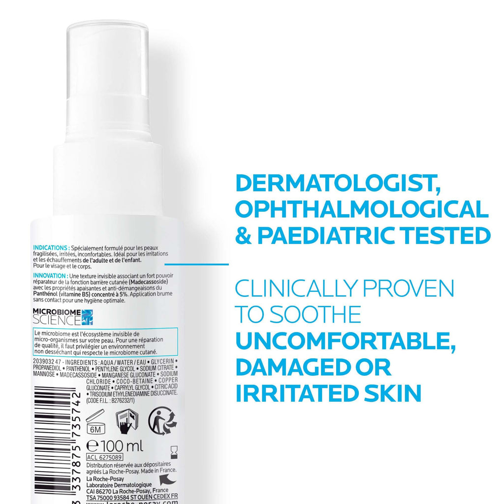 La Roche-Posay Cicaplast B5 Soothing Repairing Spray for Damaged Skin 100ml - Damaged Box