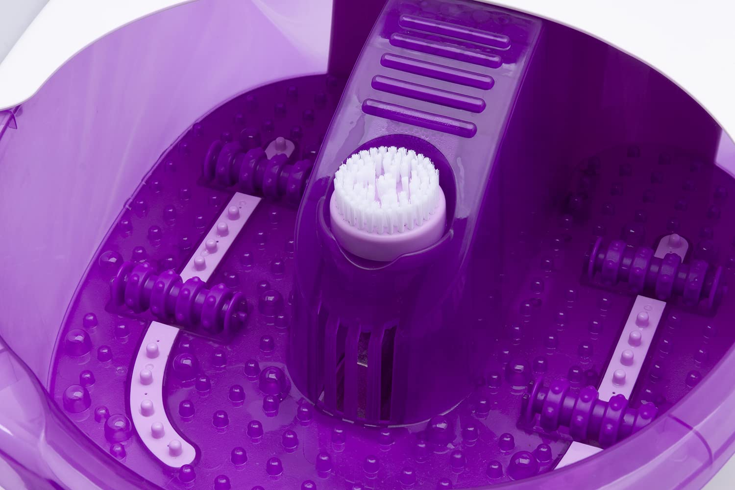 Sensio Spa Luxury Heated Foot Spa Massager - Digital Temperature Control, Bubble Bath, 4 Rollers, Pedicure Set