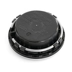 Audi Dynamic Wheel Centre Caps - Black/Silver - Set of 4 - Part No. 4M8071006A