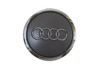 Audi Dynamic Wheel Centre Caps - Black/Silver - Set of 4 - Part No. 4M8071006A