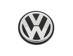 Audi Dynamic Wheel Centre Caps - Black/Silver - Set of 4 - Part No. 4M8071006A