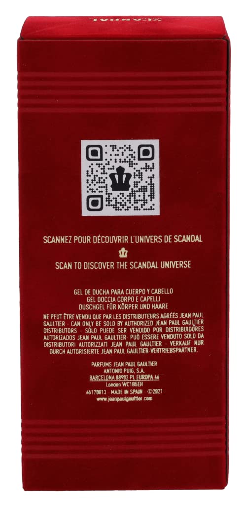 Scandal Pour Homme All Over Shower Gel 150ml - Men's Fragrance Body Wash - Damaged Box