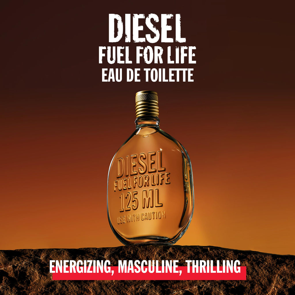 Diesel Fuel for Life Him EDT Aftershave 125ml — Men's Deep Masculine Scent Perfume