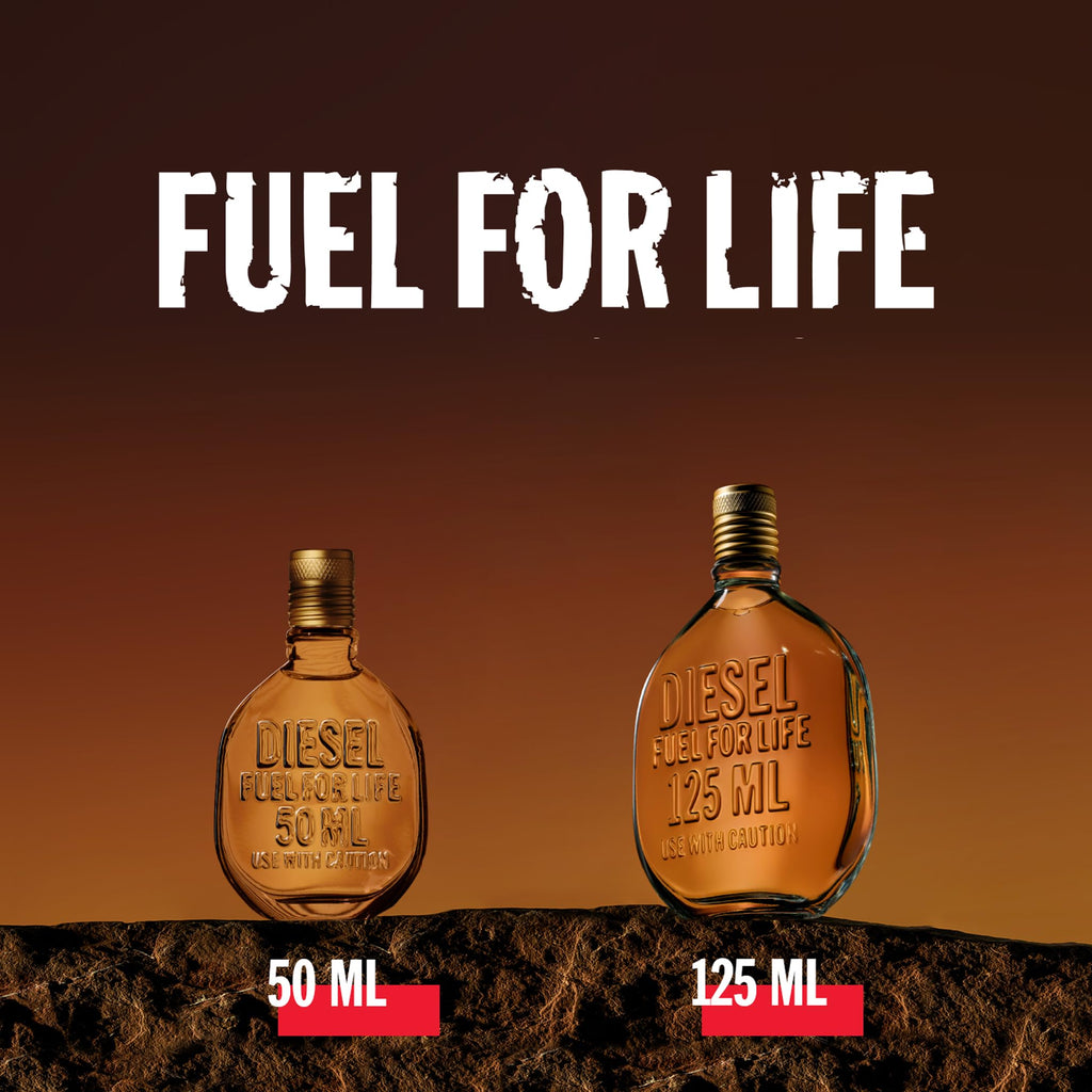 Diesel Fuel for Life Him EDT Aftershave 125ml — Men's Deep Masculine Scent Perfume