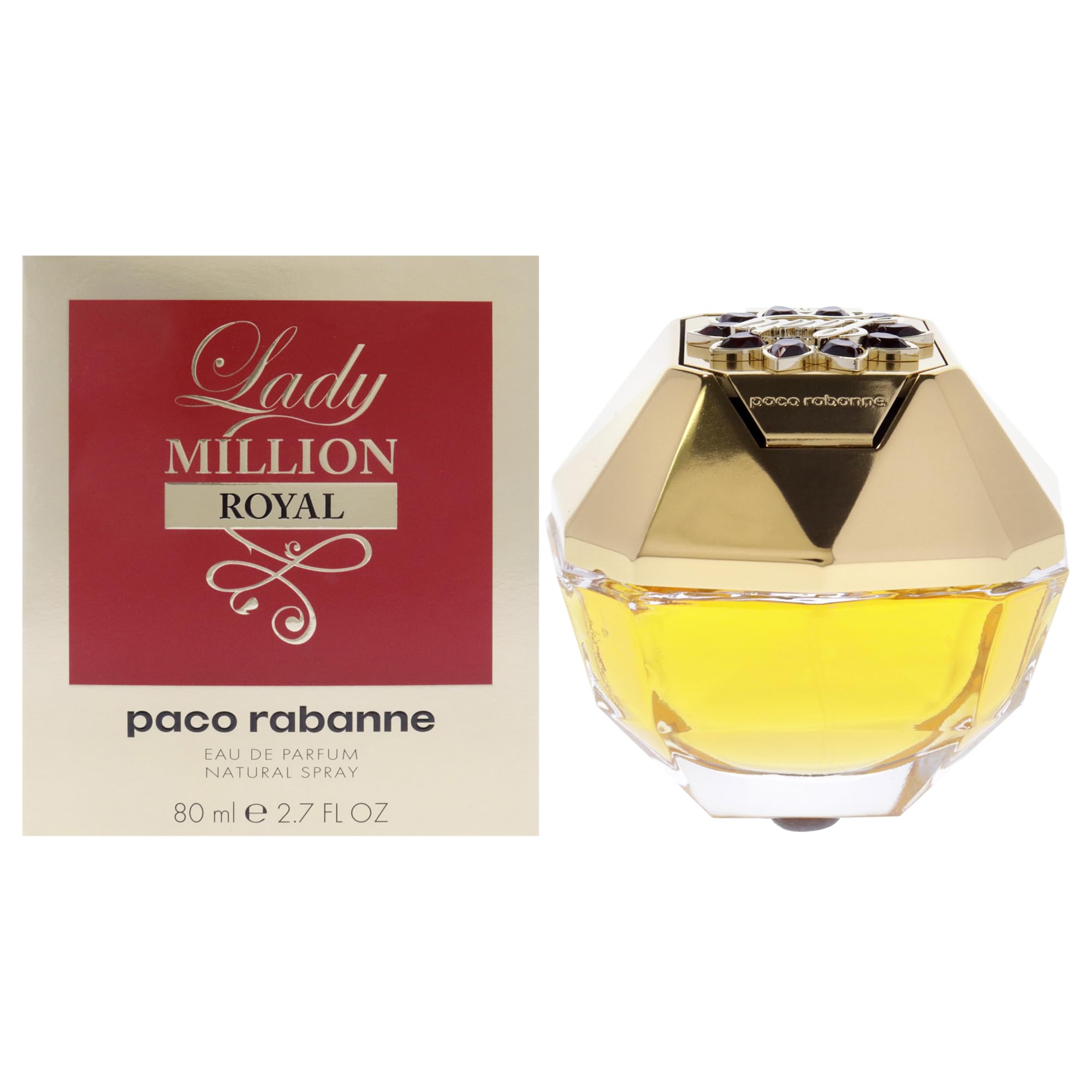 Paco Rabanne Lady Million Royal Eau de Parfum Spray - 80ml Women's Fragrance - Damaged Box