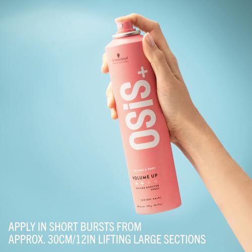 Schwarzkopf Professional OSiS Volume Up Anti Static Volume Spray For Hair Styling Enhances Hair's Texture Provides Root Lift Non Flaky On Dry Hair Medium Hold 300 ml