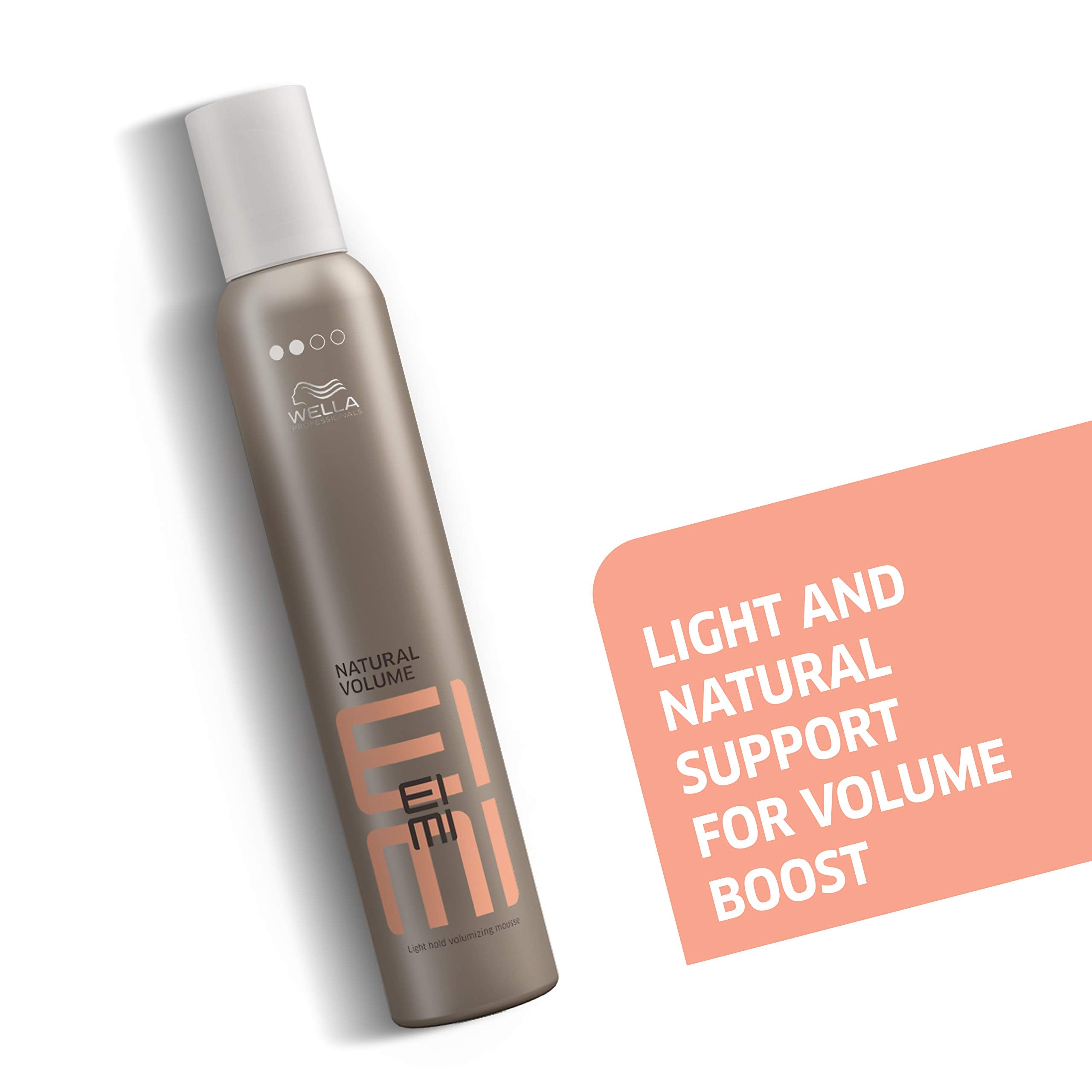 Wella Professionals EIMI | Natural Volume Hair Mousse | Heat Protection | Level 2 Hold | 300ml - Damaged Box