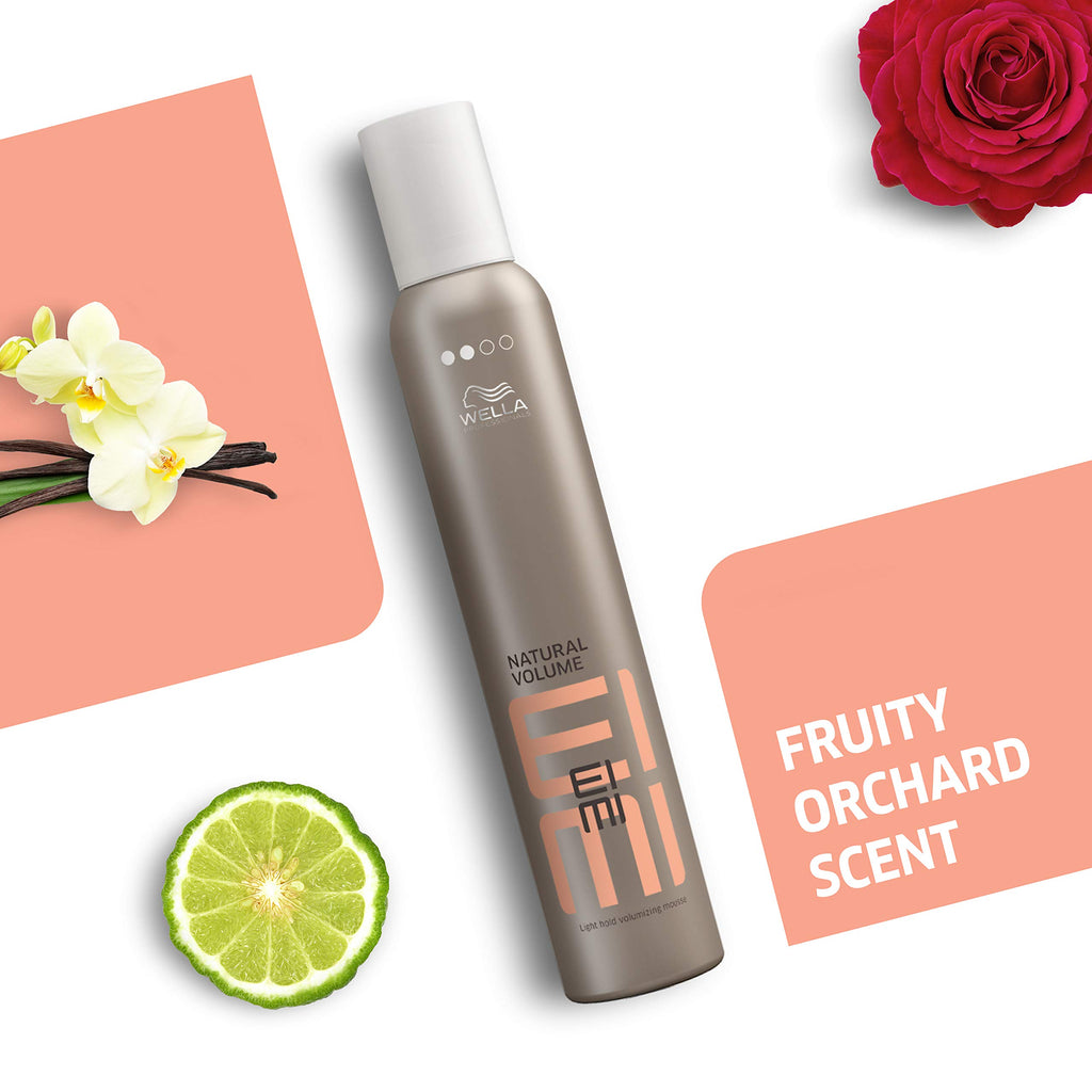 Wella Professionals EIMI | Natural Volume Hair Mousse | Heat Protection | Level 2 Hold | 300ml - Damaged Box