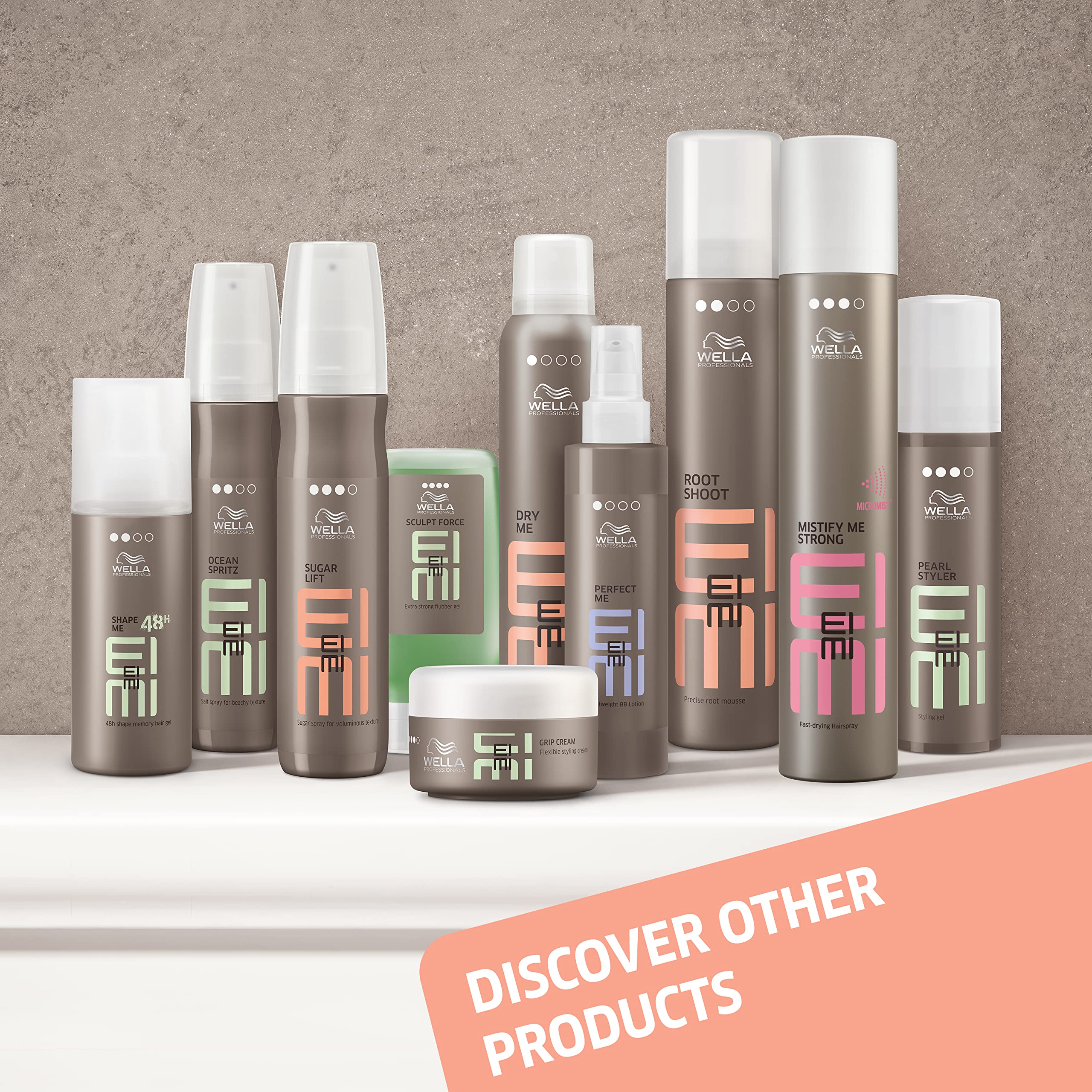 Wella Professionals EIMI | Natural Volume Hair Mousse | Heat Protection | Level 2 Hold | 300ml - Damaged Box