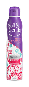 Soft & Gentle Fresh Blossom Antiperspirant Deodorant Spray 250ml - Women's Long Lasting Protection - New