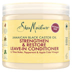 SheaMoisture Jamaican Black Castor Oil Leave-In Conditioner - Sulphate-Free, Shea Butter, Peppermint - 431ml