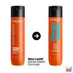 MATRIX Total Results Mega Sleek Smoothing Shampoo - Shea Butter, Frizz Control, 300ml for Coarse Unruly Hair