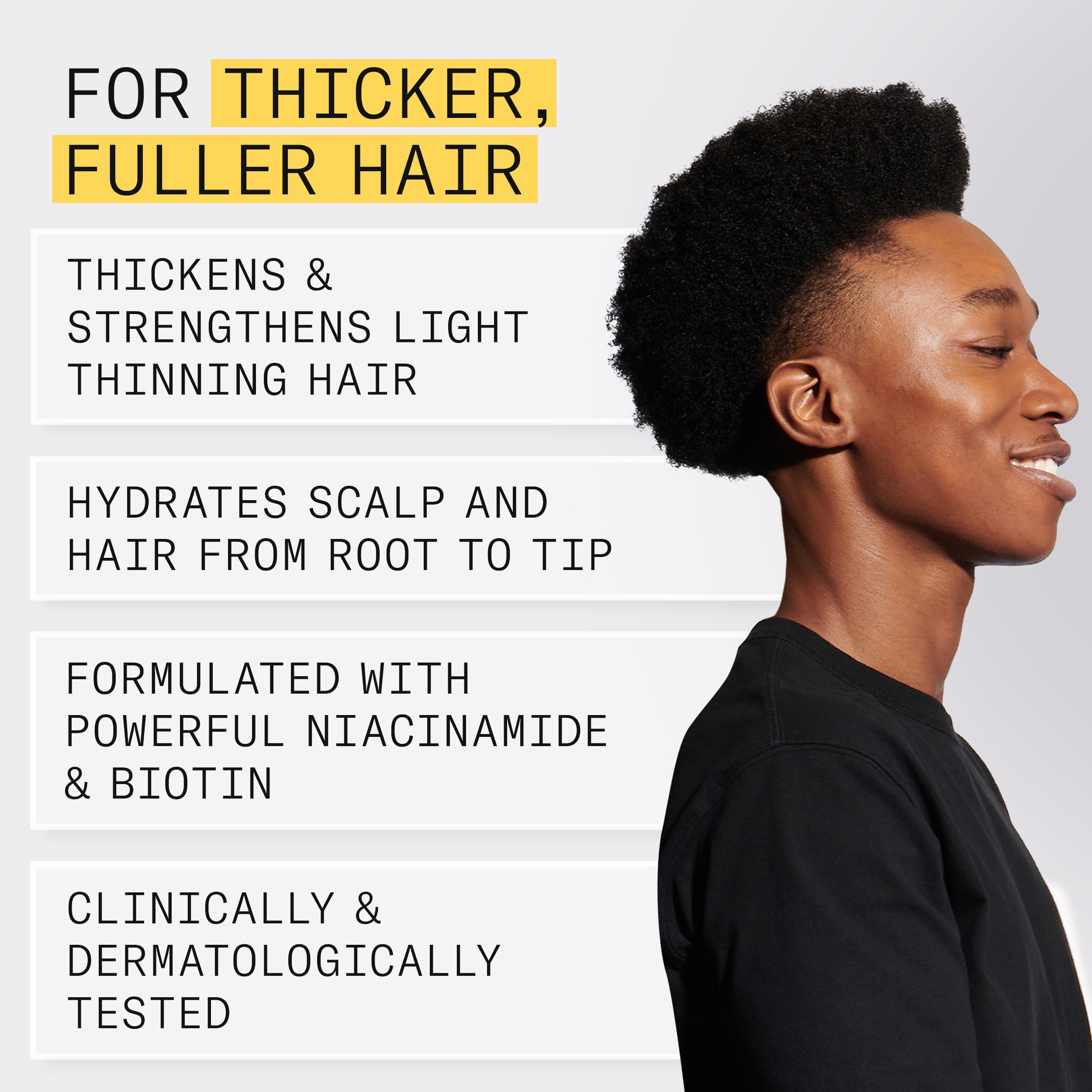 Nioxin System 1 Scalp + Hair Conditioner - Hair Thickening Conditioner for Natural Hair with Light Thinning - with Niacinamide (300ml)
