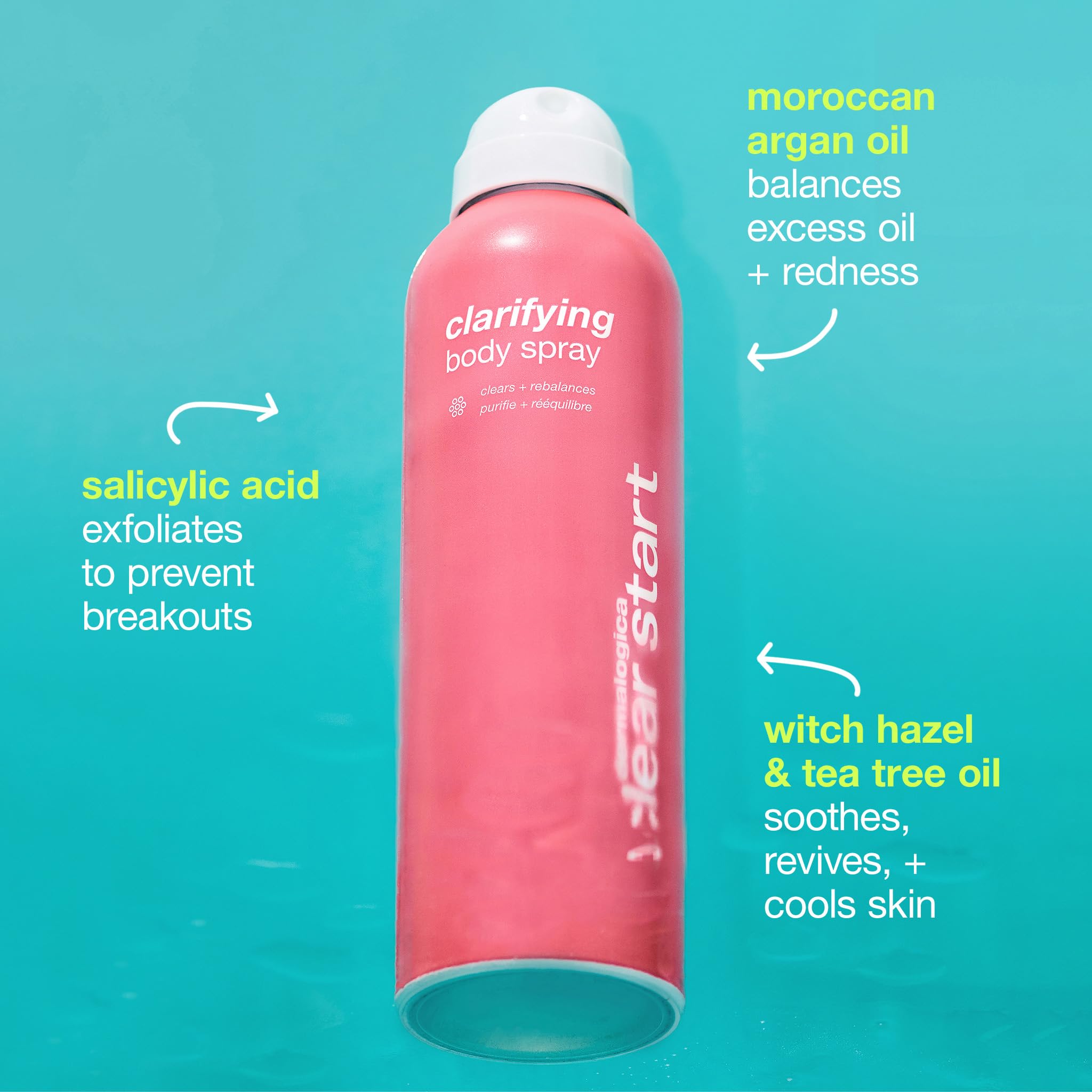 Dermalogica Clear Start Clarifying Body Spray 177ml - Acne Treatment Skincare