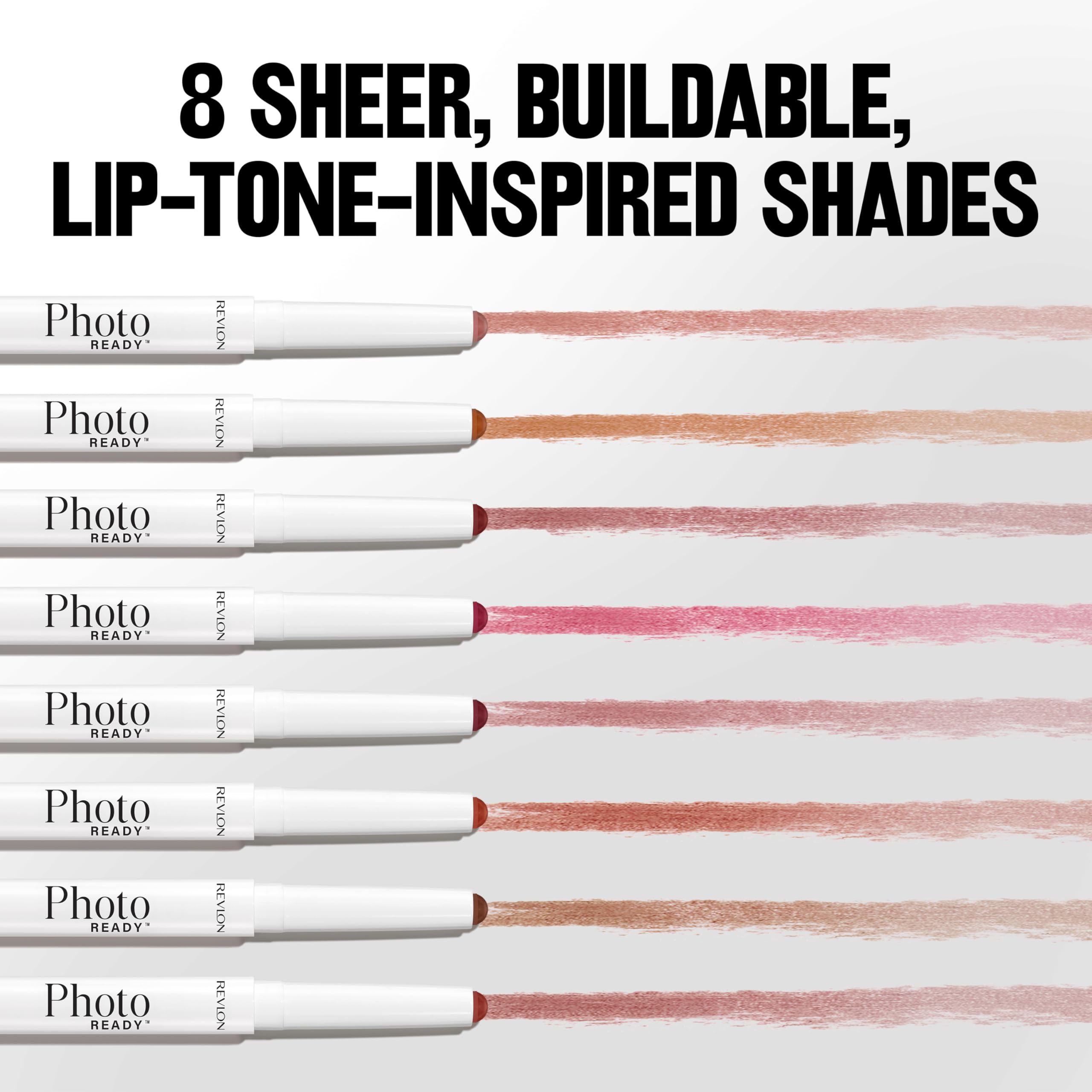 Revlon PhotoReady Instant Blur Liner, Blurring Lip Liner for Fuller, Smoother Lips with Soft-Focus Matte Finish, Dewy