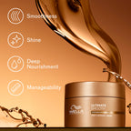 Wella Professionals ULTIMATE SMOOTH Hair Mask - Nourishing Hair Treatment With Squalane & Omega 9 - For Dry, Dull & Frizzy Hair (150ml)