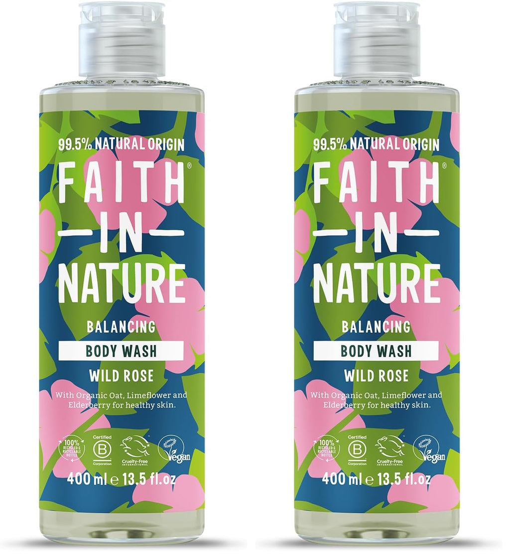 Faith In Nature Natural Dragon Fruit Body Wash, Rejuvenating Shower Gel, Vegan and Cruelty Free, No SLS or Parabens, 400 ml