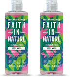 Faith In Nature Natural Dragon Fruit Body Wash, Rejuvenating Shower Gel, Vegan and Cruelty Free, No SLS or Parabens, 400 ml